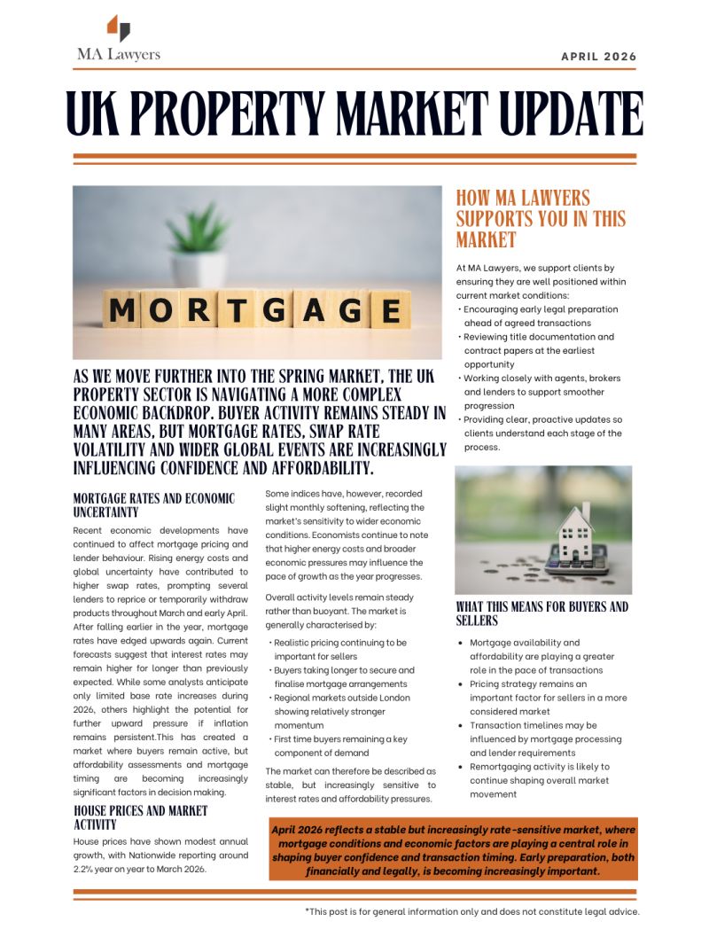 April 2026 UK Property Market Update