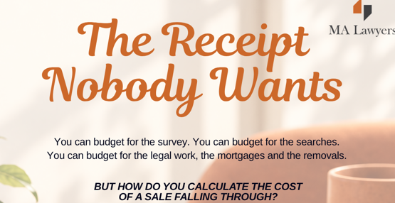 The Receipt Nobody Wants